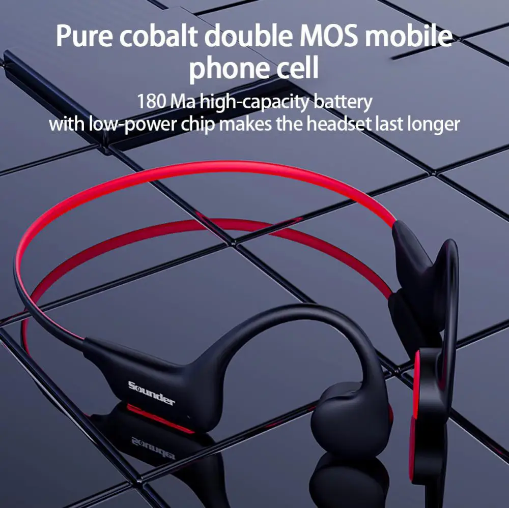 

2021 новый стиль, низкое энергопотребление, настоящая Беспроводная костная проводимость, 5,3 гарнитура, память 16 ГБ, водонепроницаемая, наушни...