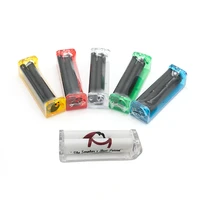 110mm colorful manual plastic cigarette maker smoking accessories plastic cigarette filler