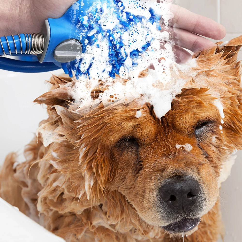 

Силиконовая щетка для мытья домашних питомцев