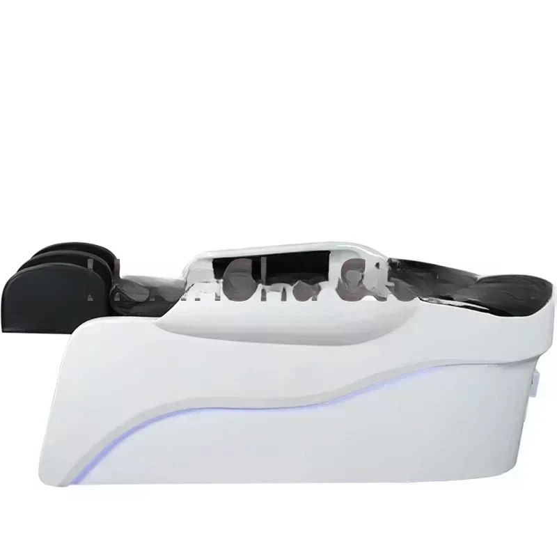 Электрическая массажная кровать для шампуня терапия волос роскошный стул салона