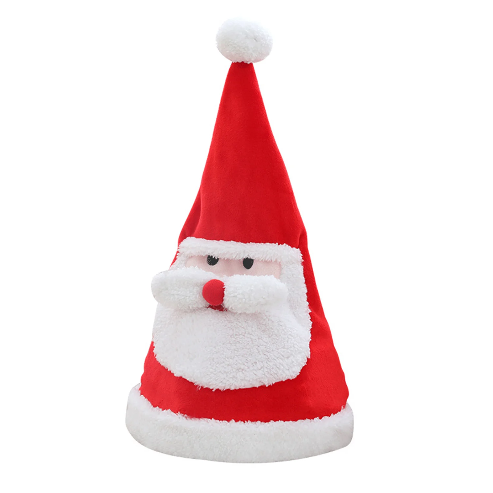 

Merry Christmas Singing Dancing Moving Santa Hat with Lights Funny Xmas Gift For Child New Year Cap Merry Christmas Decoration