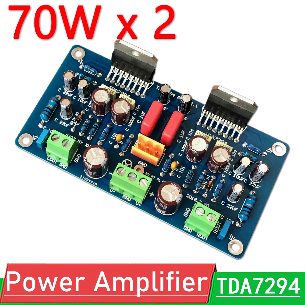 

DYKB Power amplifier board TDA7294 stereo power amplifier board