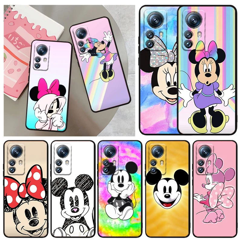 

Mickey mouse color Phone Case For Xiaomi Mi 13 12T 12S 12X 12 11 11T 11i 10T 10 9 Pro Lite Ultra 5G Funda Black Cover