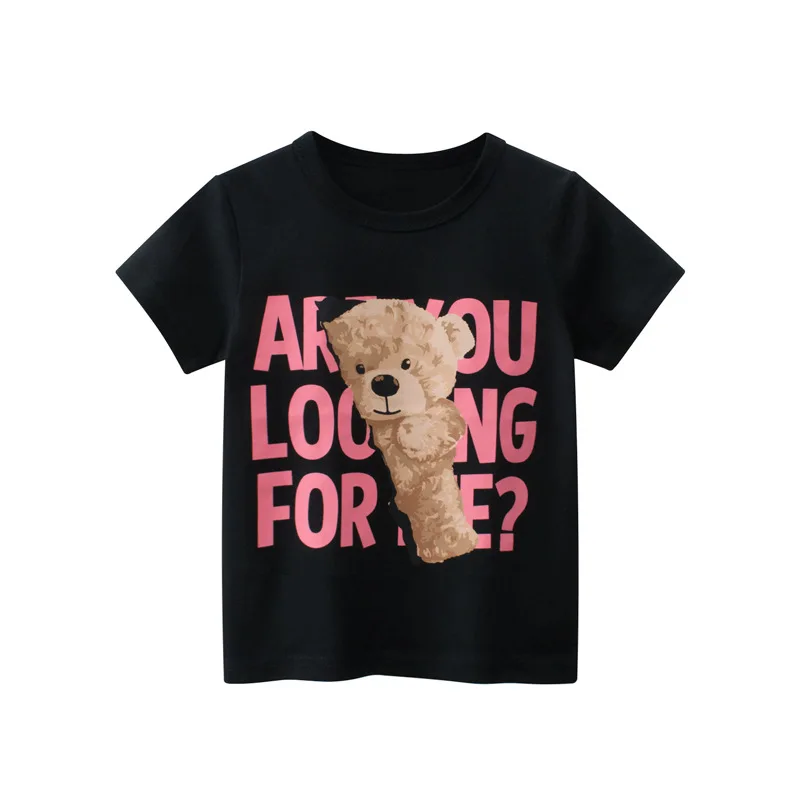 Детская футболка для мальчиков и девочек футболки одежда с короткими рукавами