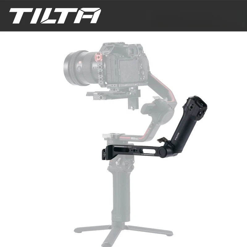 Фото Легкая задняя рукоятка управления TILTA TGA-LRH для DJI Ronin RS2 RS3 RS4 PRO RS5 с креплением Cold Shoe и резьбой 1/4