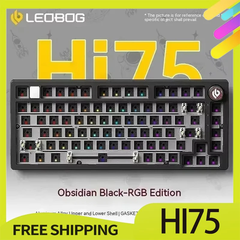 Leobog Hi75 комплект проводной клавиатуры из алюминиевого сплава для игр с
