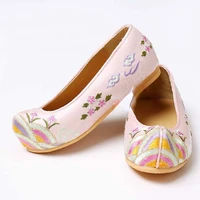 hanbok shoes water pink childrens embroidered shoes korean traditional hanbok embroidered hook shoes
