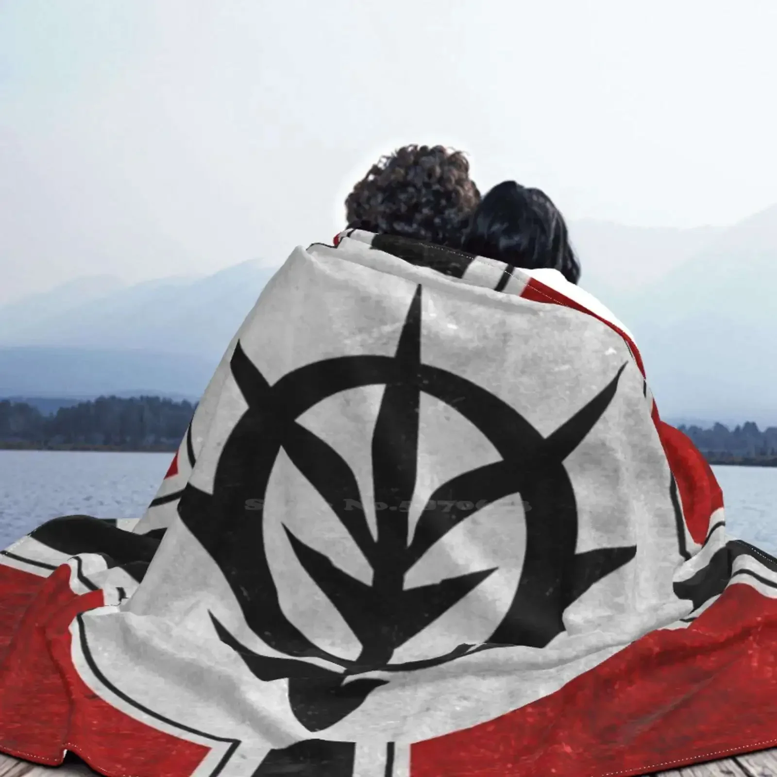 Zeon текстура с флагом белая мягкая теплая тонкое одеяло научная фантастика