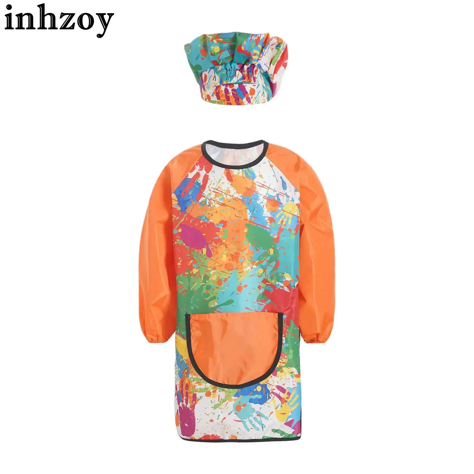 Детский костюм художника комплект аксессуаров наряд с длинными рукавами фартук