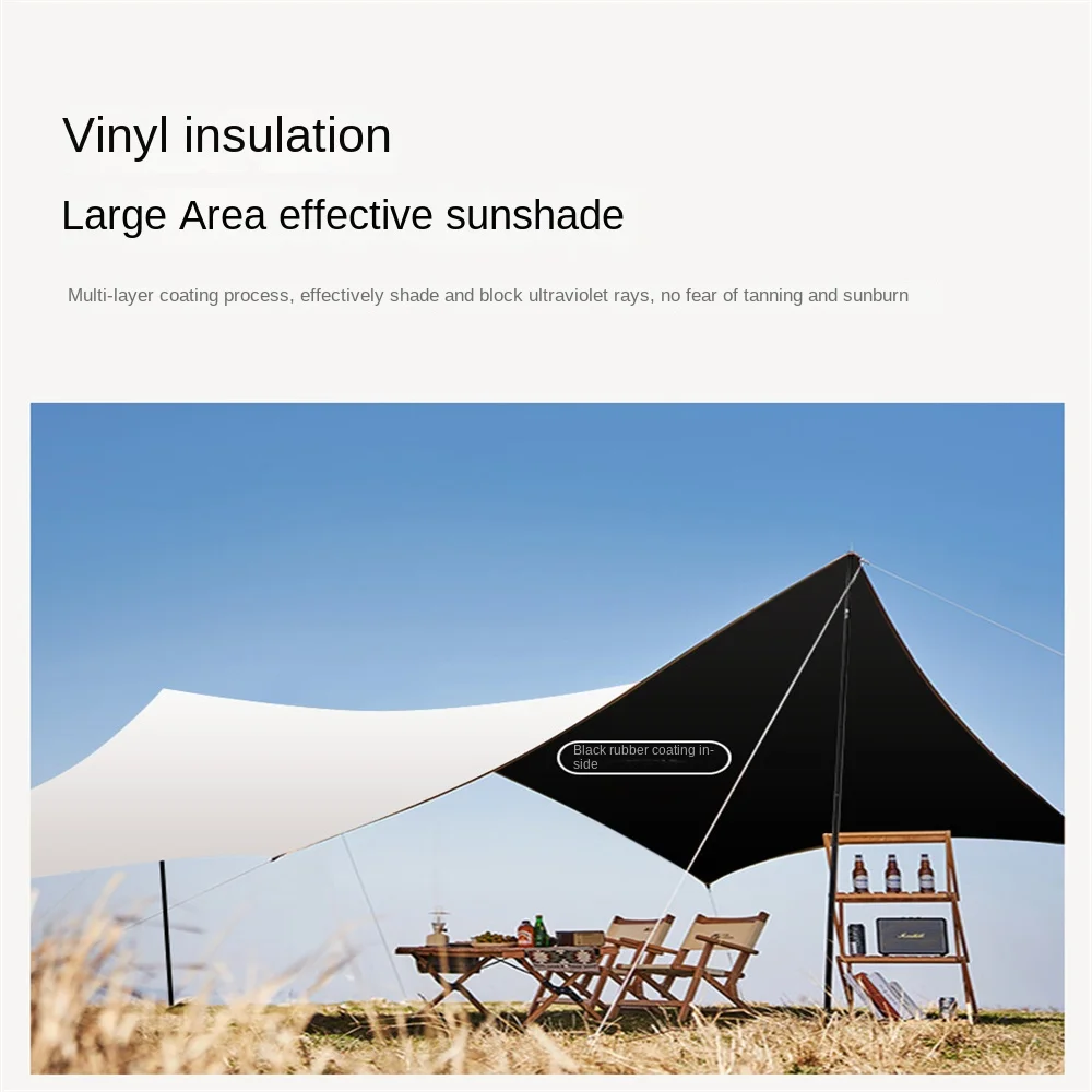 

Waterproof Oxford Cloth Heat Insulation Awning Oxford Cloth Sun Sunscreen Shade Ultraviolet Protection Sun Shelter