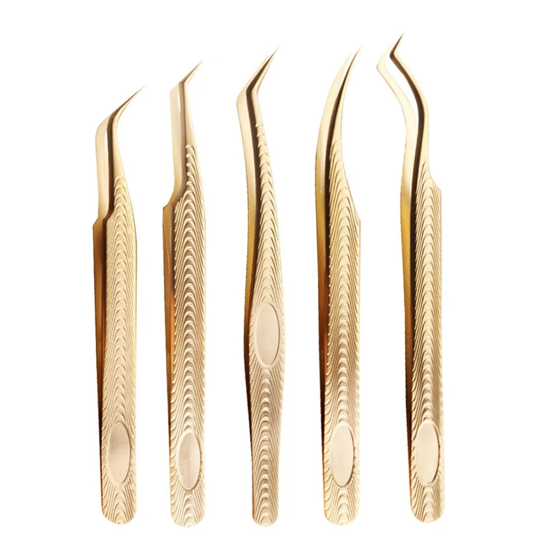 

5 шт., пинцеты для наращивания ресниц, из нержавеющей стали