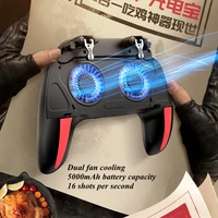 h10 pubg controller phone gamepad joystick for android ios free fire mobile game pad cellphone gaming handle trigger with cooler