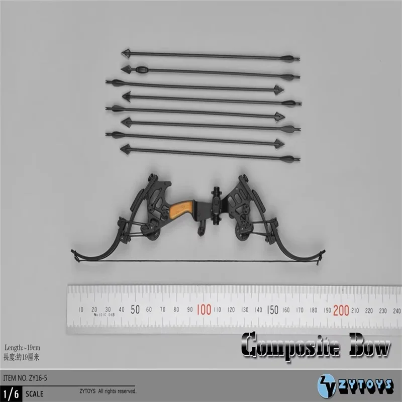 

ZYTOYS ZY16-5 1/6 аксессуары для сцены солдата композитный лук Высококачественная модель игрушки подходит для 12 дюймов экшн-фигурки