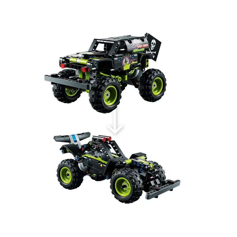 [100%Original] LEGO® Technic 42118 Monster Jam® Grave Digger® (212 Pieces) | Stacking Blocks