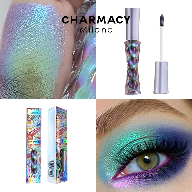 

CHARMACY Multichrome Glitter Liquid Eyeshadow Makeup High Quality Professional Luxury Easy to Wear Eye Shadow for Women Cosmetic