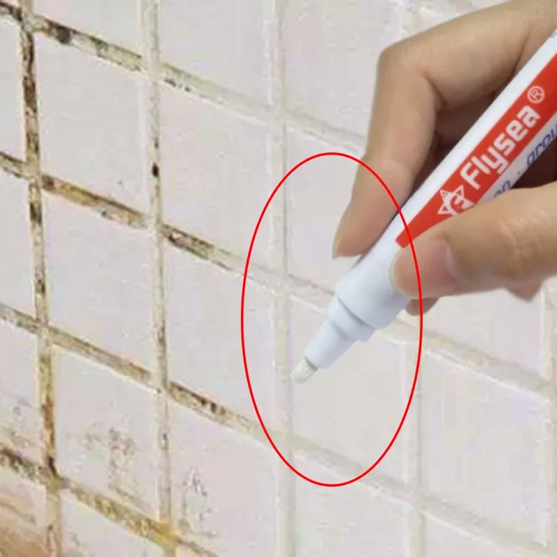 

Pen White Tile Refill Grout Pen Tile Gap Repair Bathroom Porcelain Filling Waterproof Mouldproof Cleaner Agents Paint