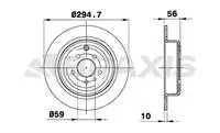 

AE0413 rear brake disc mirror 806 1.9TD/1.9TD/