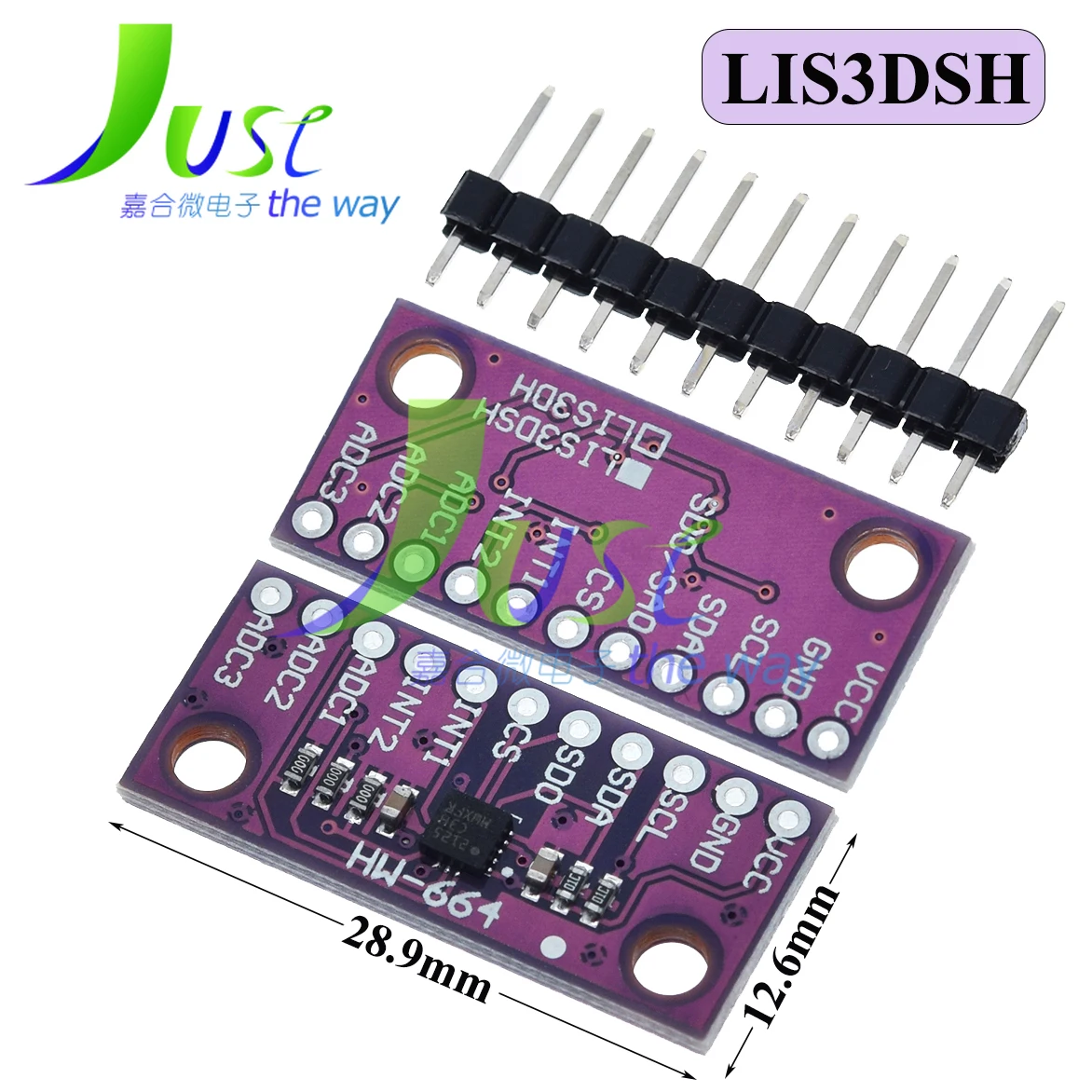 LIS3DSH трехосевой акселерометр с высоким разрешением LIS3DH для Arduino