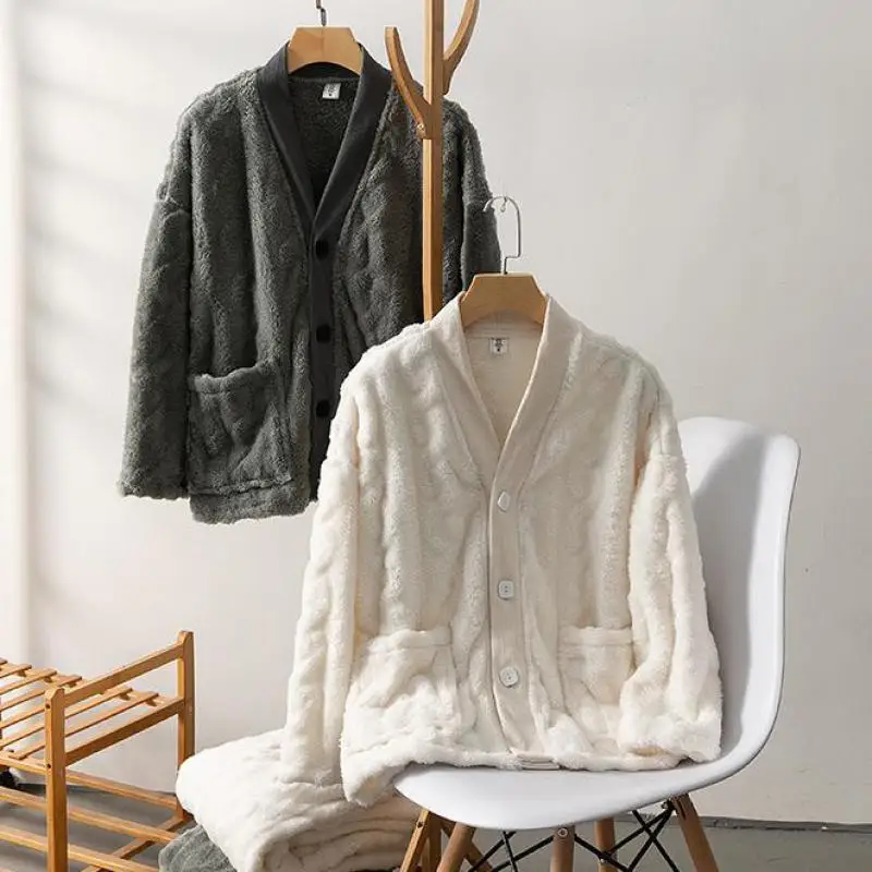 

Фланелевые пижамы, комплект для сна с V-образным вырезом, женские пижамы из 2 предметов, домашний костюм, новинка сезона осень-зима 2022, одежда ...