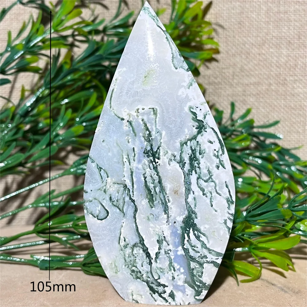 

Натуральные кристаллы мох агат кварц