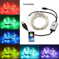 led rgb bluetooth control lamp waterproof fairy lights garland christmas string lights for outdoor decoration holiday lighting