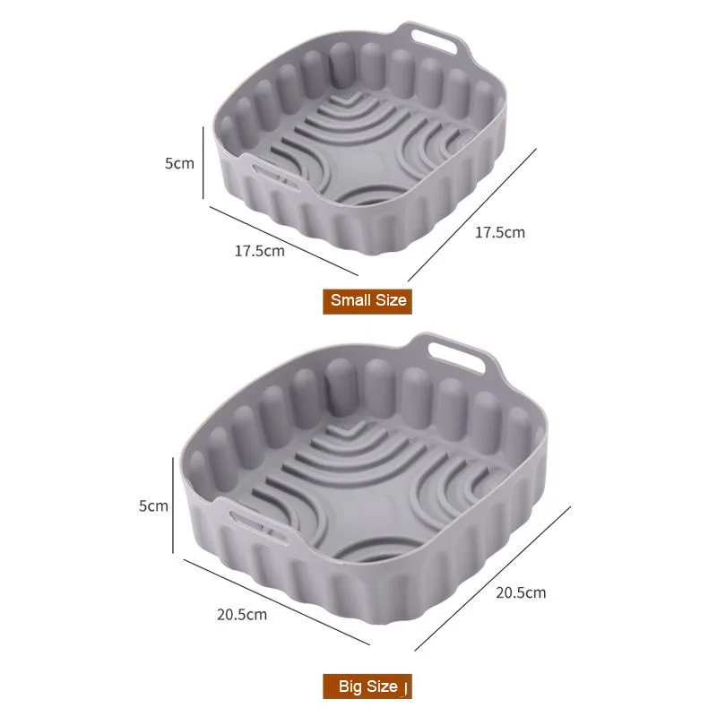 Квадратная силиконовая сковорода для аэрофритюрницы контейнер противеньки