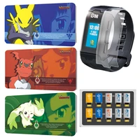 digimon dim card storage box adventure watchband resist film dim cartridge bracelet protective film kids toys gift