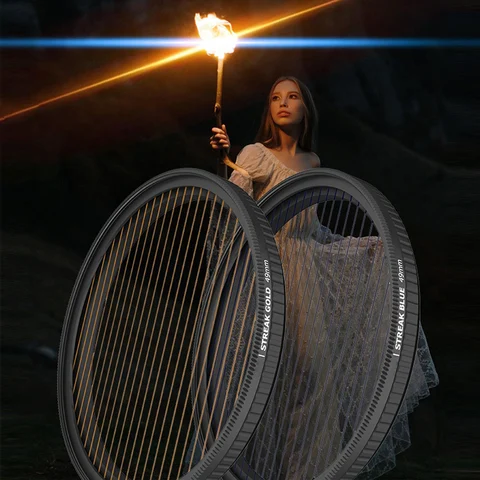 Фильтр Streak Blue/Gold Mist Pro для смягчения проволоки, рассеивания Dreamy Hazy diffuser 37/39/40.5/49/52/55/58/62/67/72/77/82/86/95/105 мм