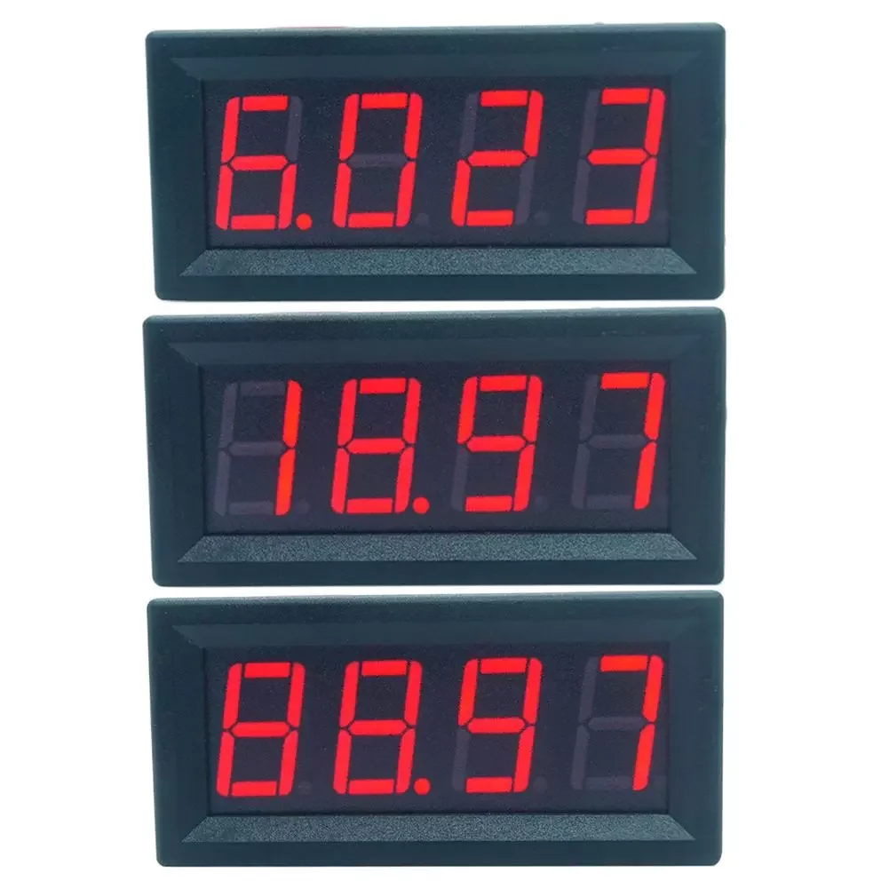 

0.56inch Mini Digital LED Display 4 Bits Ammeter Panel Amp Current Meter Tester Detector for Car Auto Home