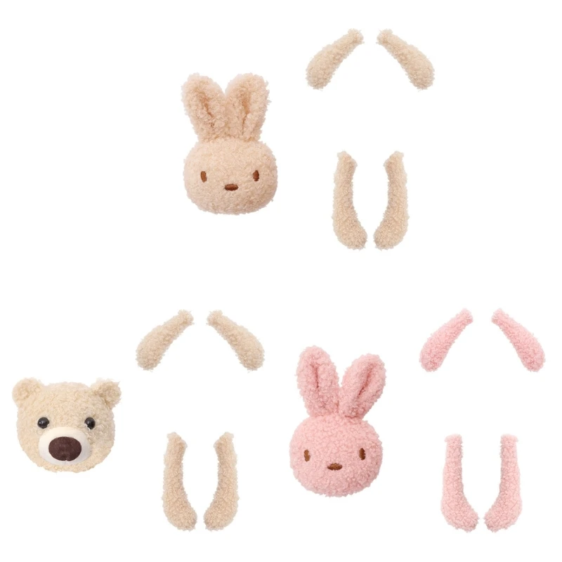 

DIY Bear Toy Stuffed Bear Jointed Hanging Ornaments DIY Dolls for DIY Keychain
