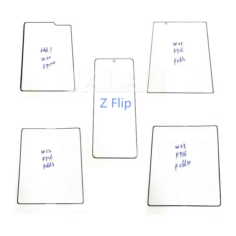 Мягкое стекло с OCA для SM ZFold 1/2/3/4/5 F900 F916 F926 F936 F946/Z flip 2/3/4/5 F700 F707 F711 F721 F731 внутренний