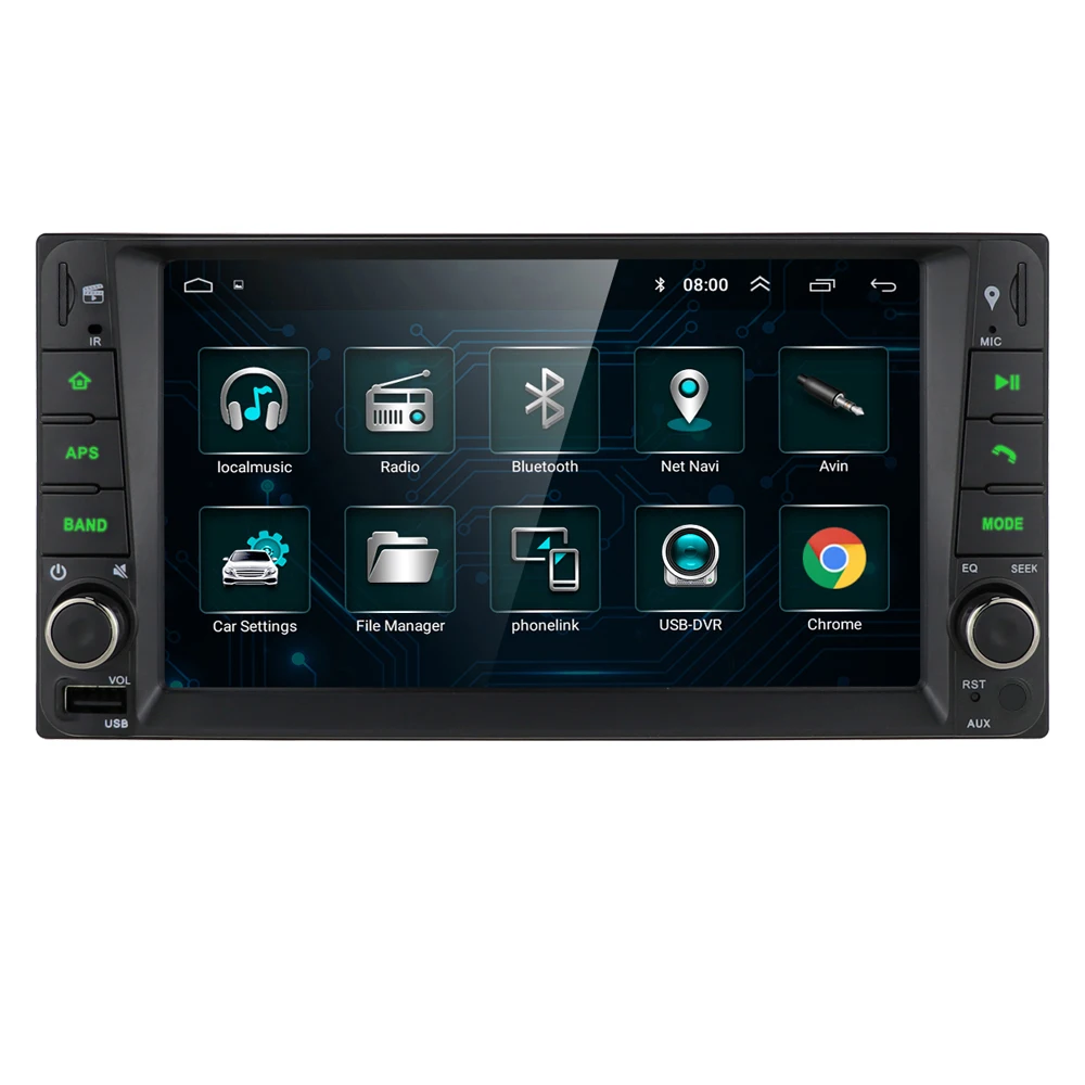 

Автомобильная стереосистема Android 9,0 с GPS, Wi-Fi, BT, SWC, радио, 4G, без DVD, подходит для TOYOTA Universal VIOS CROWN CAMRY HIACE PREVIA COROLLA RAV4