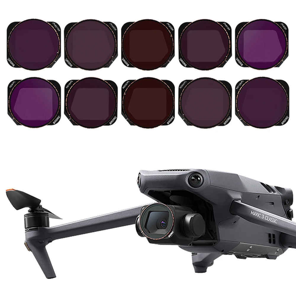 

Аксессуары для квадрокоптера DJI MAVIC 3 Classic ND MCUV CPL NDPL8/16/32/64