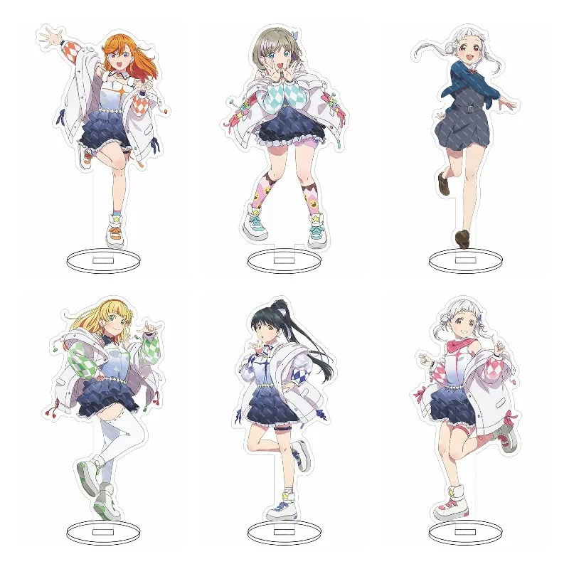 

LoveLive!SuperStar!! Anime Figures Shibuya Kanon Tang Keke Arashi Chisato Cosplay Acrylic Stand Model Desktop Decoration Toys