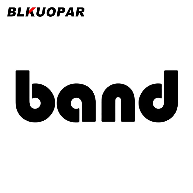 

BLKUOPAR Band Wear Car Sticker Simple Waterproof Funny Scratch-Proof Decals Creative Original Surfboard Windshield Decoration