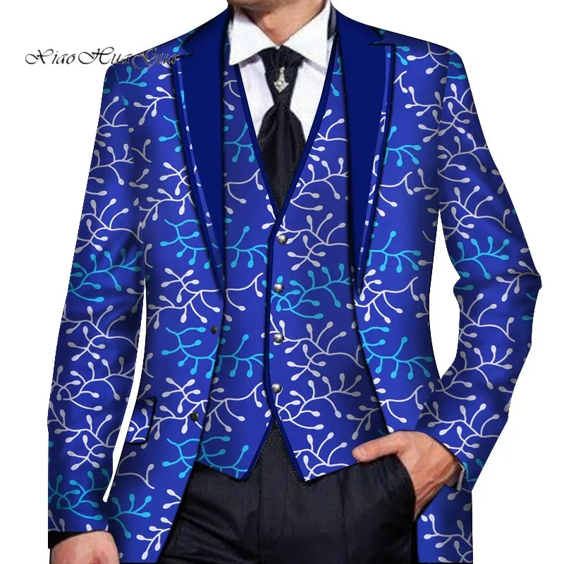 Blazer personalizzato da uomo caldo stampa africana Dashiki abbigliamento uomo abito da festa di nozze giacca giacca top cappotto abiti da uomo giacca 16-766