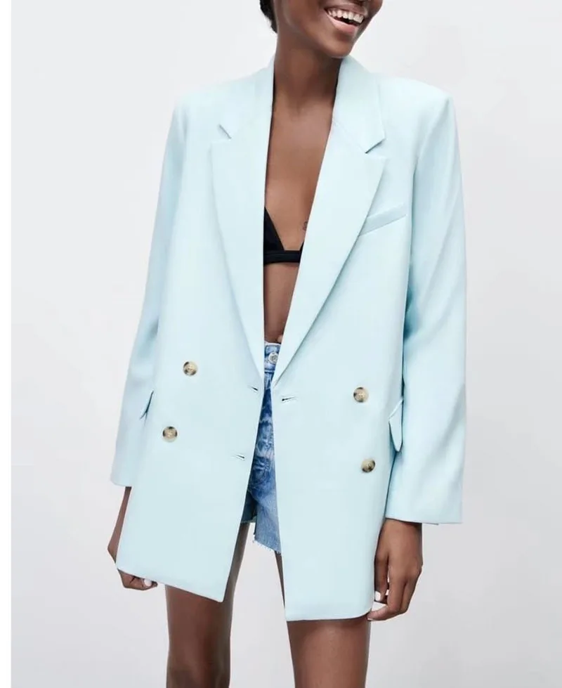 

2022 Summer New Products Simple Style Women's Urban Casual Loose Drape Blazer Suit Jacket