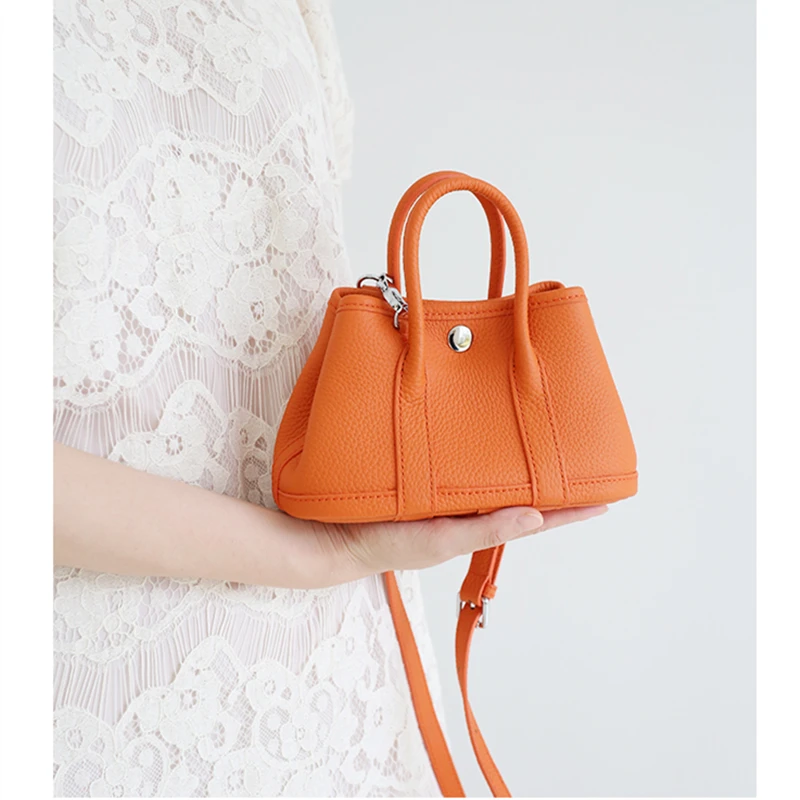 

Новинка 2022, Брендовые женские Наплечные сумки из натуральной кожи, роскошные маленькие сумки через плечо, модная дизайнерская кожаная сумк...