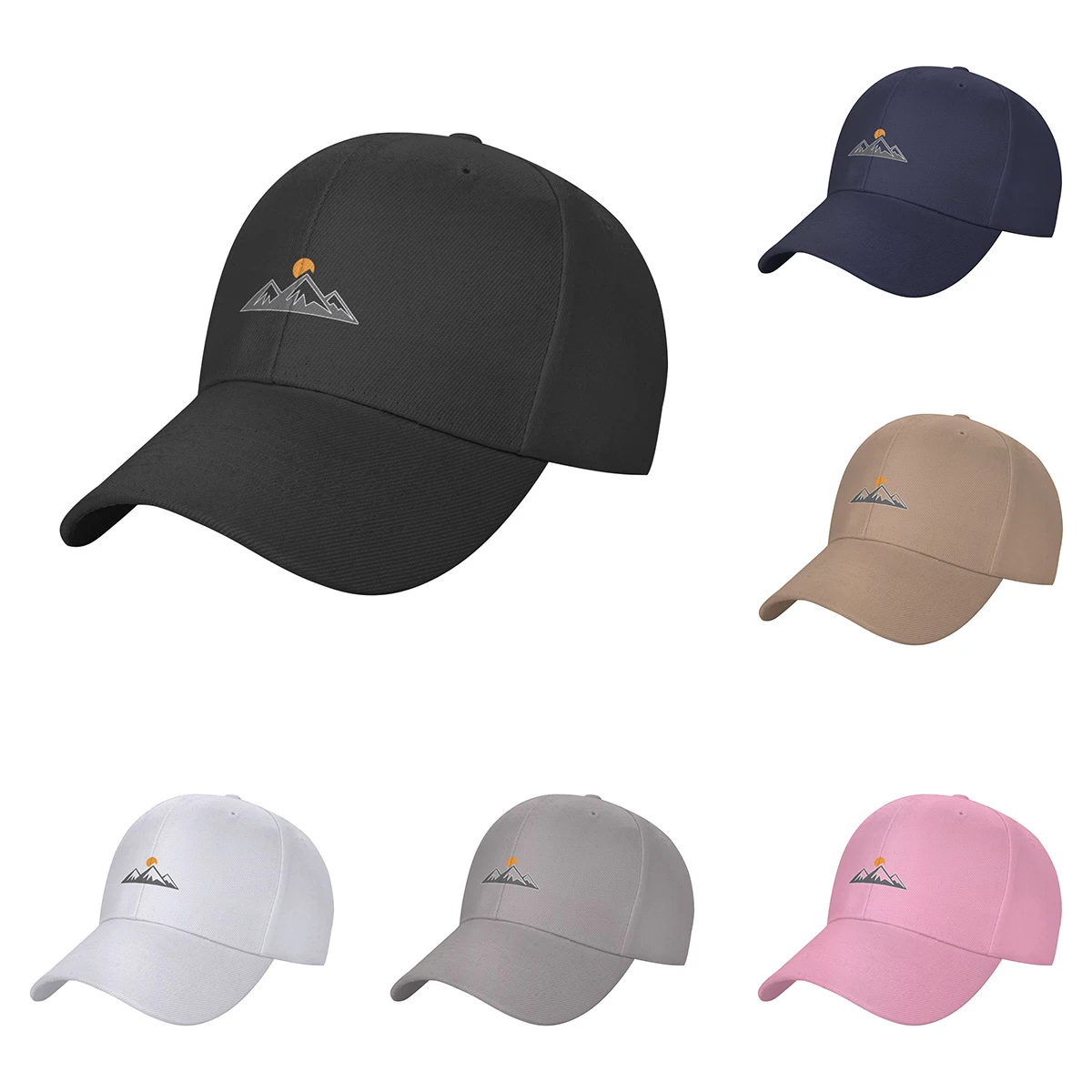 

Trucker Hat Outdoor Cap Mountain Dad Hat - Unstructured Soft Cotton Cap Visors Caps