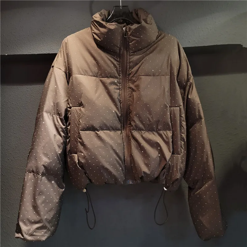[zoci] 2024 зимняя новая нишевая дизайнерская теплая пуховая хлопковая куртка с