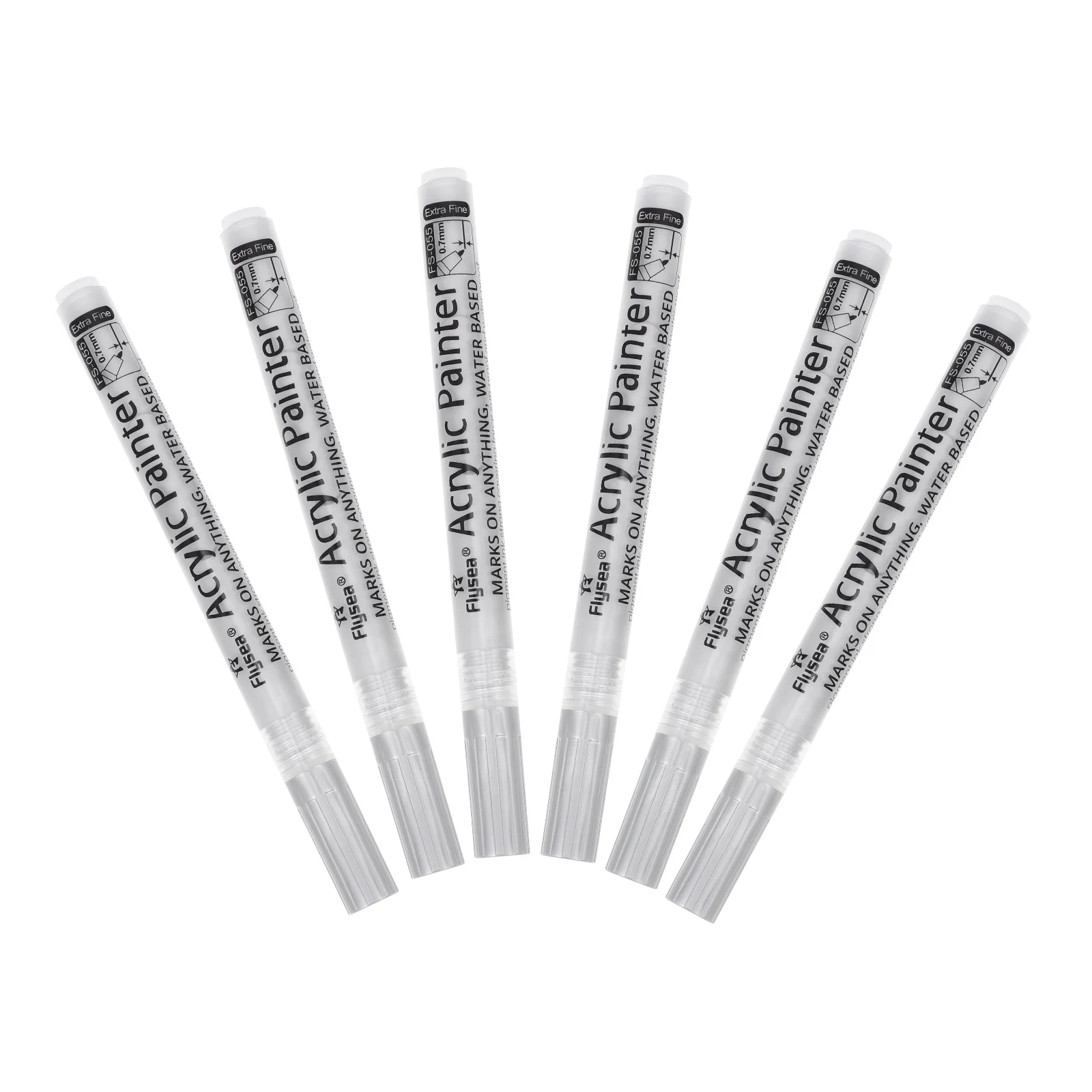 

6Pcs Colorful Drawing Pens Paint Marker Pens Art Supplies Odorless Marking Pens
