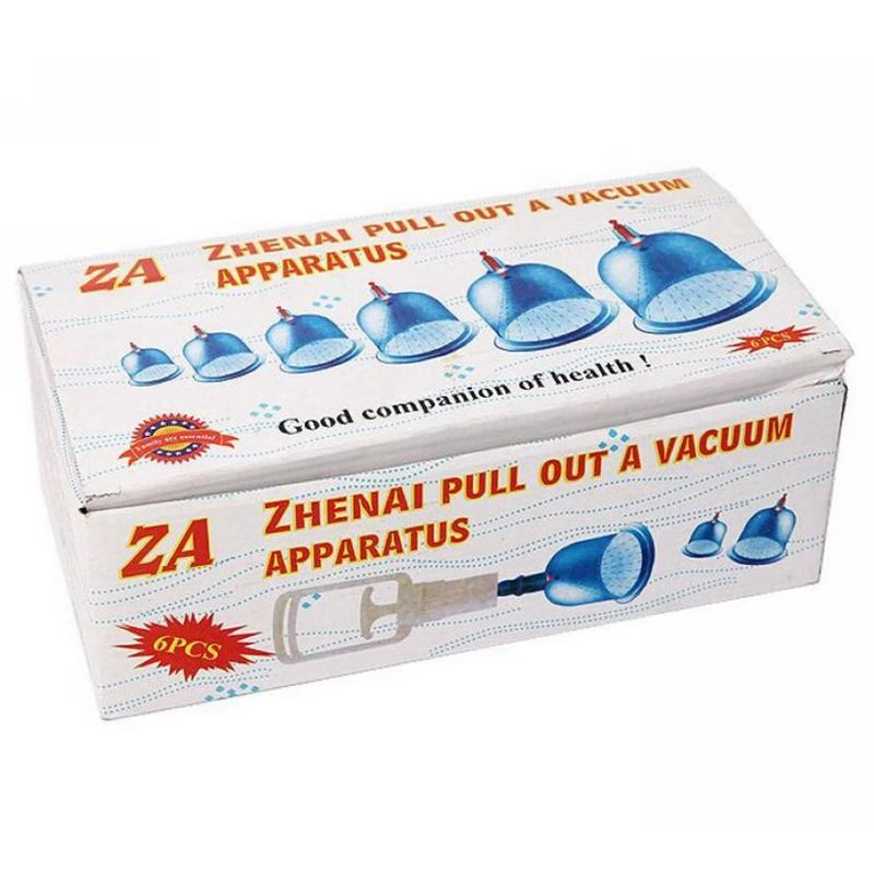 

6 Cups New Chinese Home Suction Vacuum Gift Cans Cupping Cellulite Therapy Anti-cellulite Body Massage Artifact