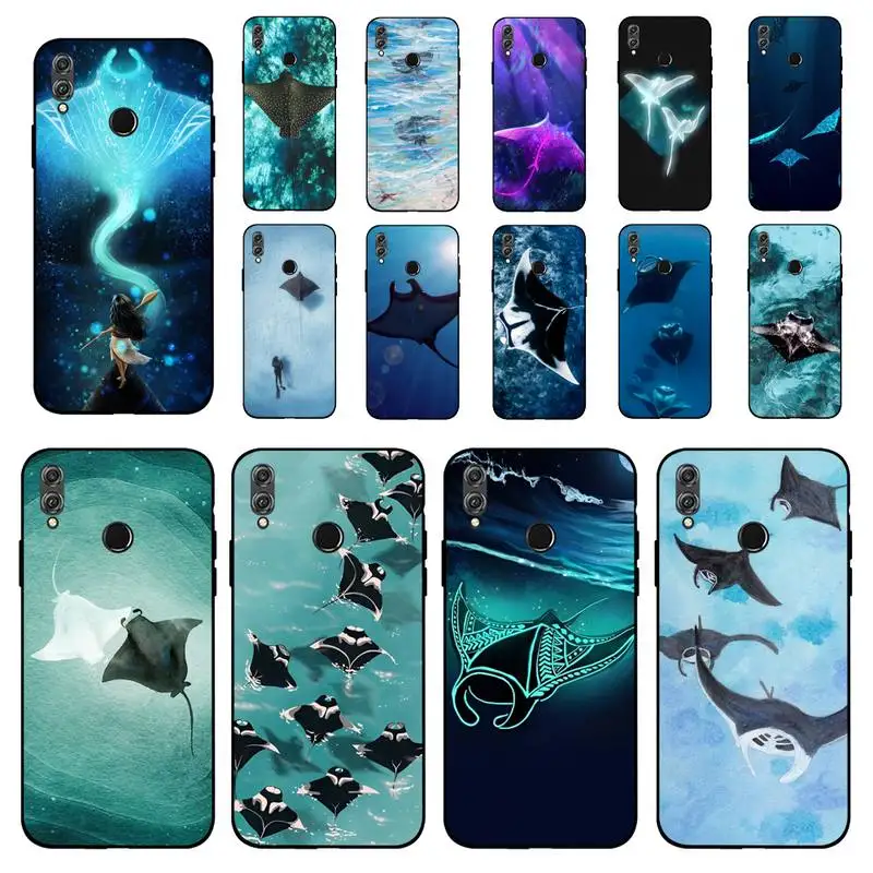 

Animal Manta Ray Phone Case for Huawei Honor 10 i 8X C 5A 20 9 10 30 lite pro Voew 10 20 V30