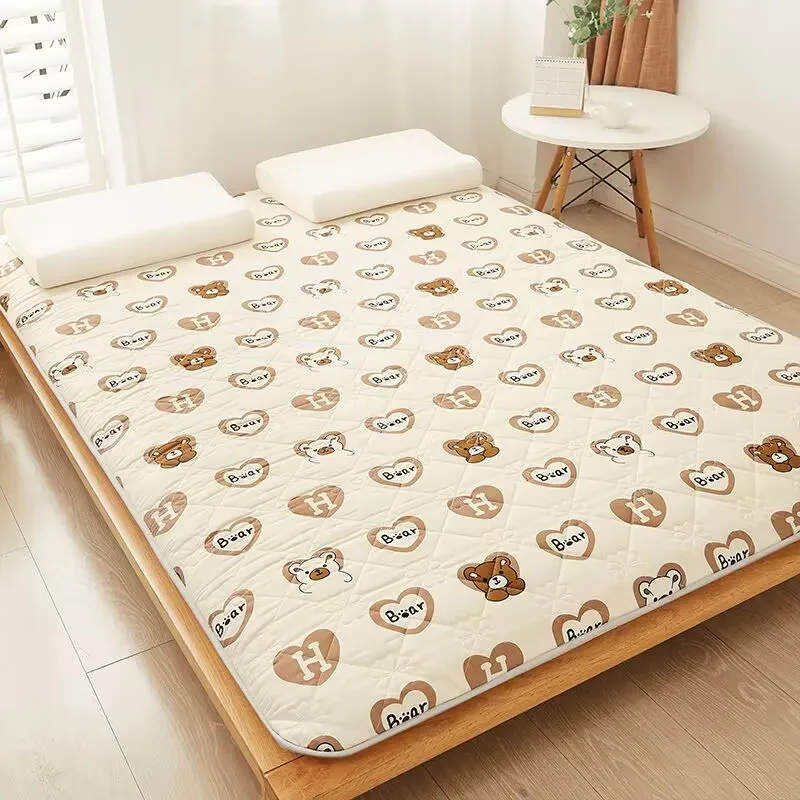 Foldable Thickened Tatami Mattress Topper Floor Mat Household Student Dormitory Single Double Soft Sleeping Pad Futon Cushion