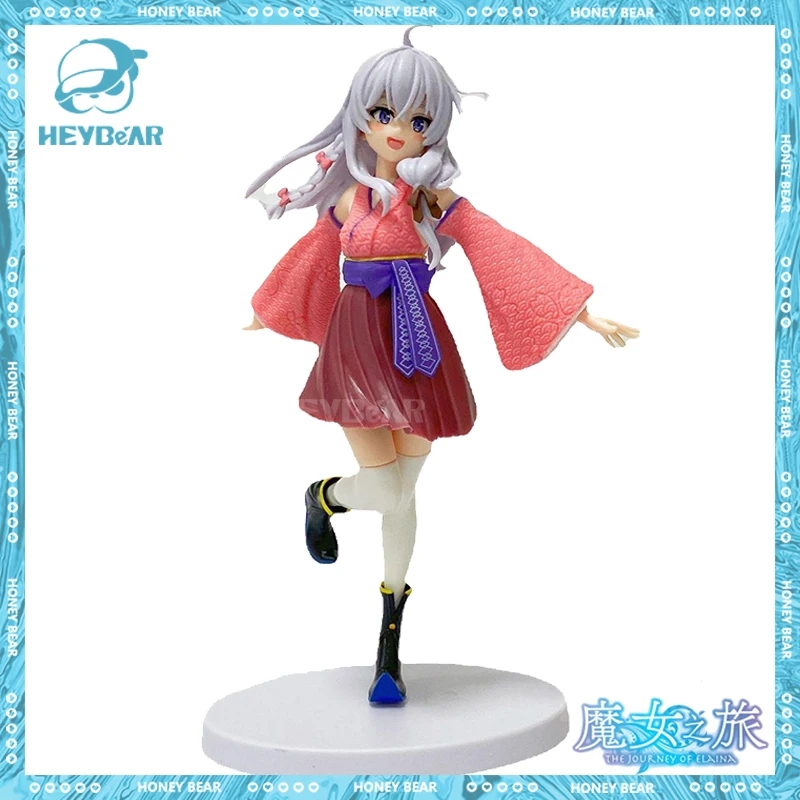 

20cm Elaina Figure Wandering Witch: The Journey Of Elaina Kawaii Kimono Statue Anime Figurine Pvc Model Doll Toy Kids Gift