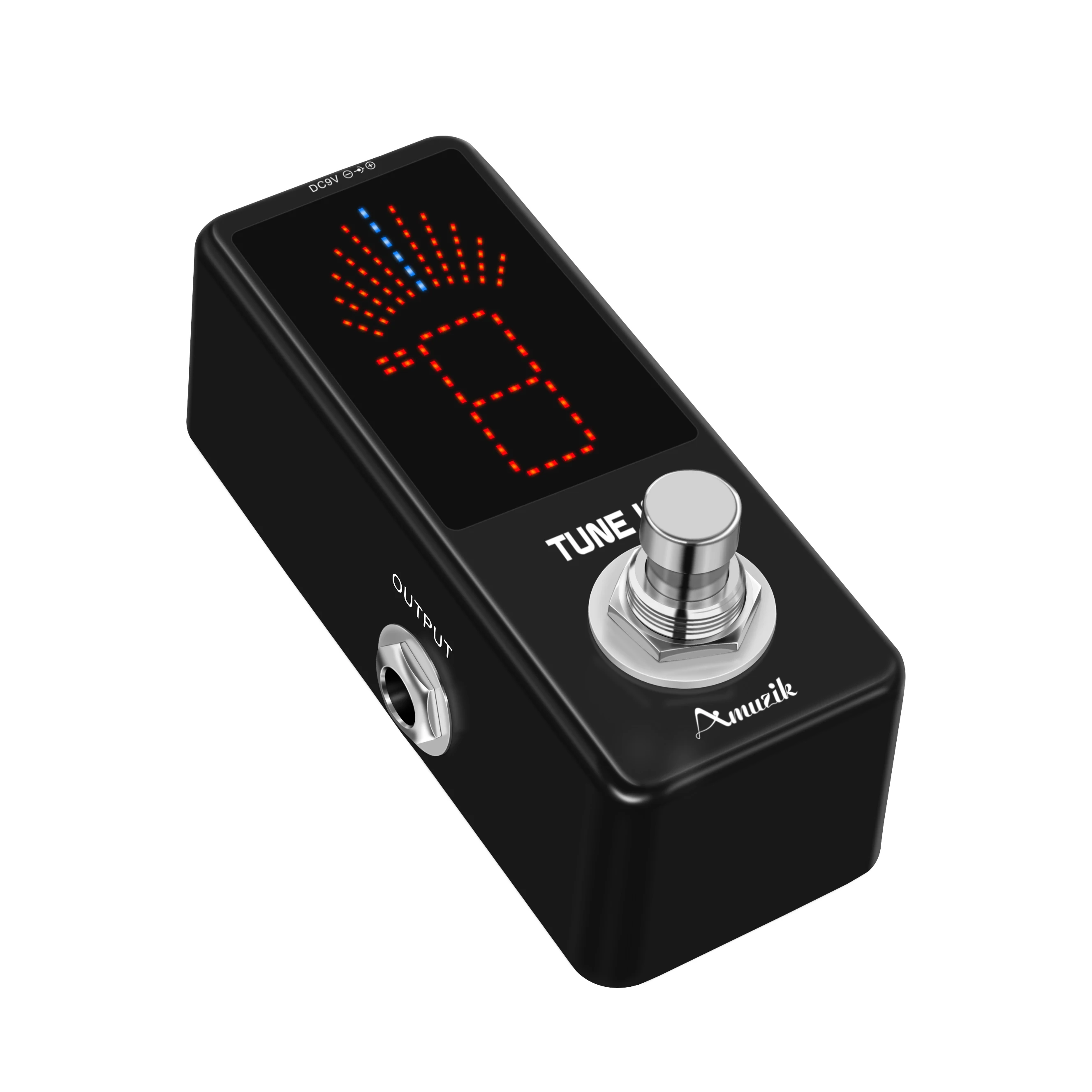 Amuzik LT-910 Guitar Tuner Pedal High Precision Guitar Chromatic Tuner Pedals For Electric Guitars True Bypass Full Metal Case