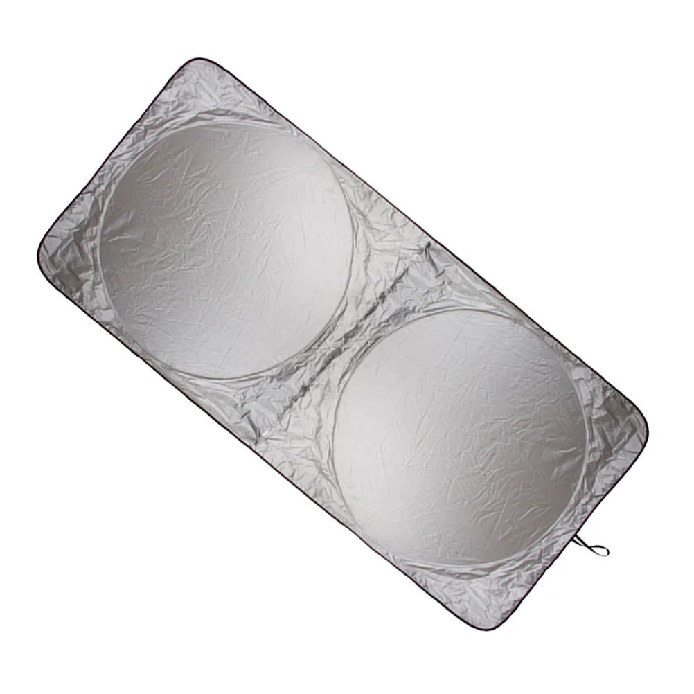 

Светоотражающий солнцезащитный козырек на лобовое стекло автомобиля, складной солнцезащитный козырек от УФ-лучей, защита от солнца, x 70 см