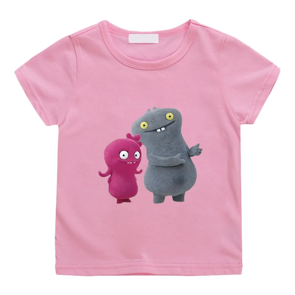 

Ugly Dolls Cartoon T-shirt 100% Cotton High Quality O-neck Tee-shirt Kawaii Boys and Girls Casual Tshirt Short Sleeve Summer Tee