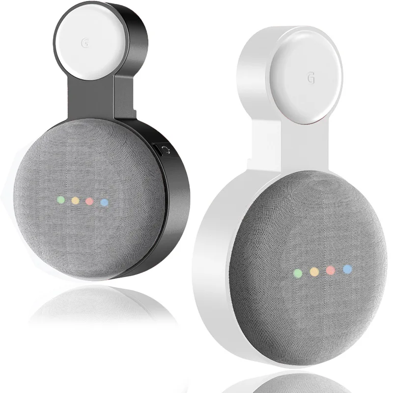

Smart Speaker Outlet Wall Mount Holder for Google Home Mini (1st Gen) Google Nest Mini (2st Gen) Cord Management for Google Mini