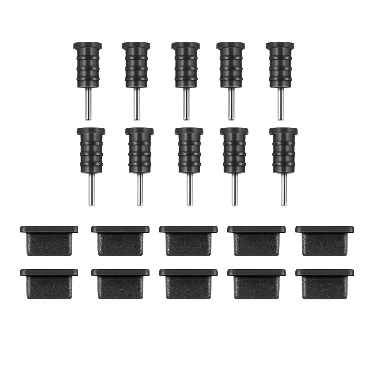 

10 Pairs Charging Port Plug Usb Plug Earphone Anti Plug Silicone Usb Port Cover Cell Anti Plug